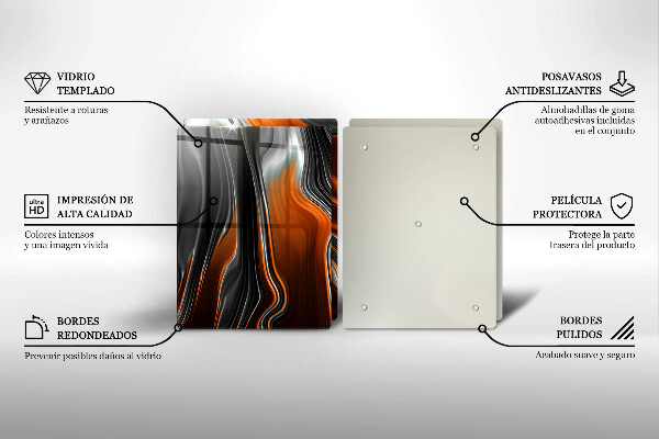 Spisskyddsplatta Abstrakt mönster