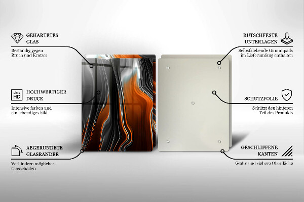 Spisskyddsplatta Abstrakt mönster