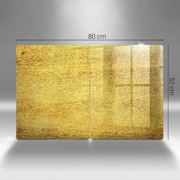 Spisskyddsplatta Gul abstraktion