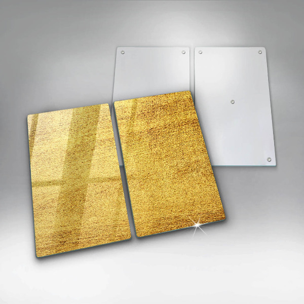 Spisskyddsplatta Gul abstraktion