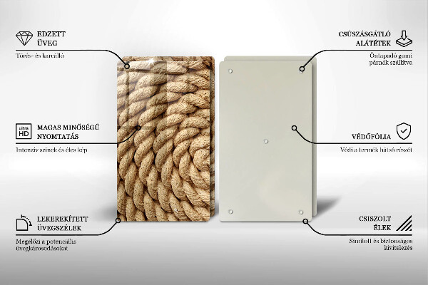 Spisskyddsplatta Upprullat rep