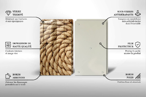 Spisskyddsplatta Upprullat rep