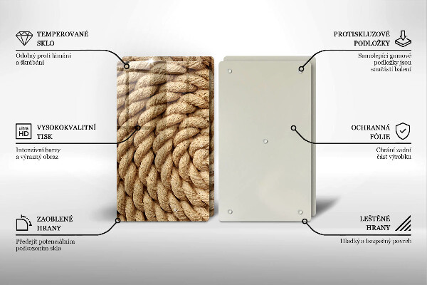 Spisskyddsplatta Upprullat rep