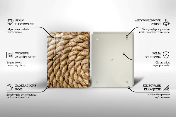 Spisskyddsplatta Upprullat rep