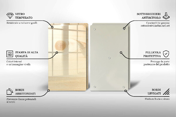 Spisskyddsplatta Träskiva