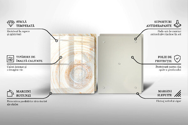 Spisskyddsplatta Trästruktur