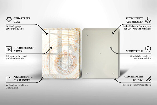 Spisskyddsplatta Trästruktur