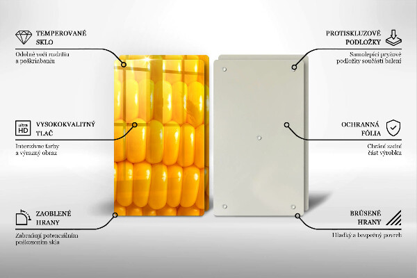 Spisskyddsplatta Majskärnor