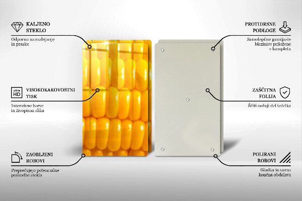 Spisskyddsplatta Majskärnor