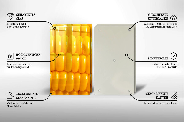 Spisskyddsplatta Majskärnor