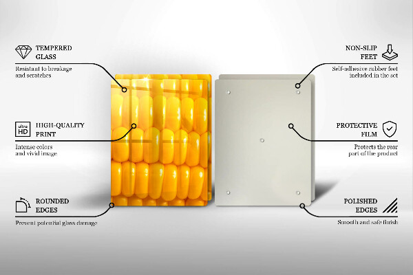 Spisskyddsplatta Majskärnor