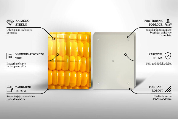 Spisskyddsplatta Majskärnor