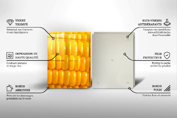 Spisskyddsplatta Majskärnor