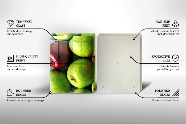 Spisskyddsplatta Saftiga äpplen