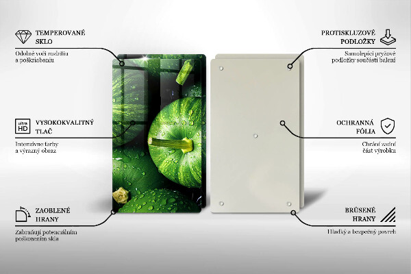 Spisskyddsplatta Gröna pumpor