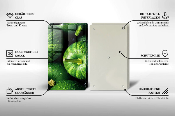 Spisskyddsplatta Gröna pumpor