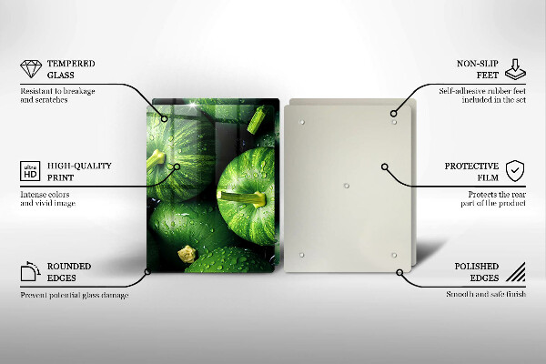 Spisskyddsplatta Gröna pumpor