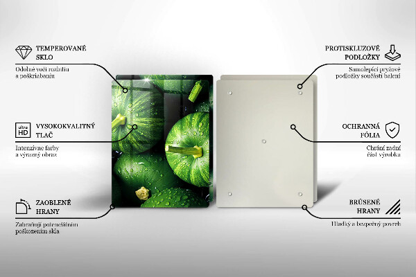 Spisskyddsplatta Gröna pumpor