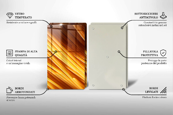 Spisskyddsplatta Spaghetti Pasta