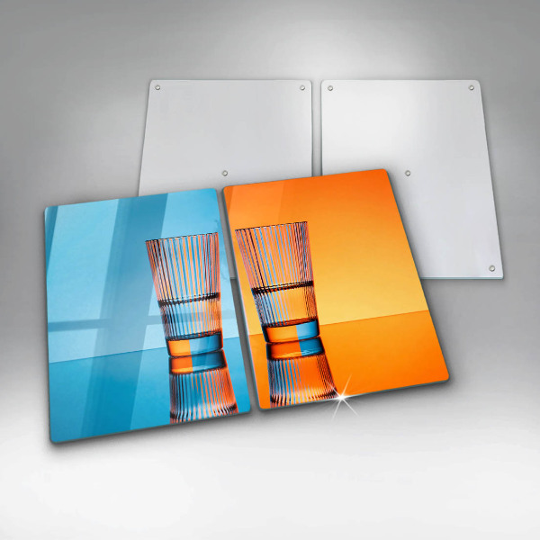 Spisskyddsplatta Två glas vatten