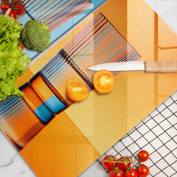 Spisskyddsplatta Två glas vatten