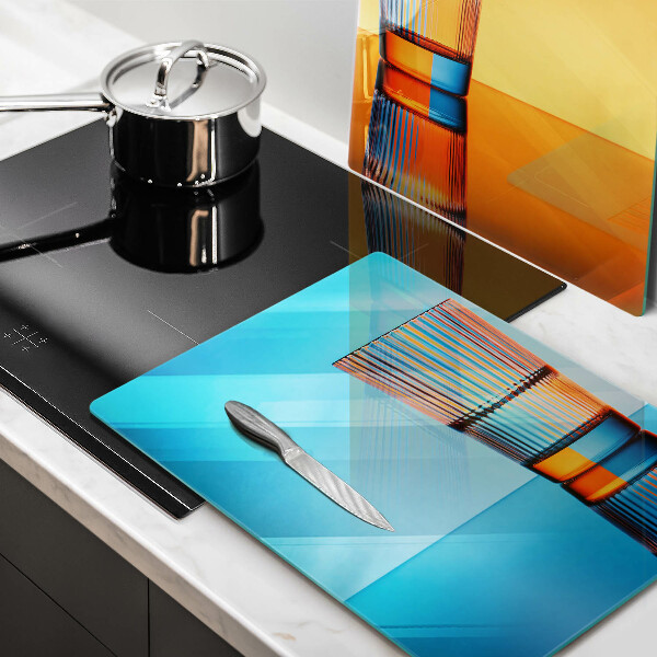 Spisskyddsplatta Två glas vatten