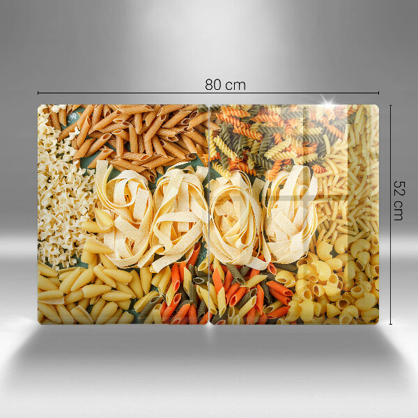Spisskyddsplatta Olika typer av pasta