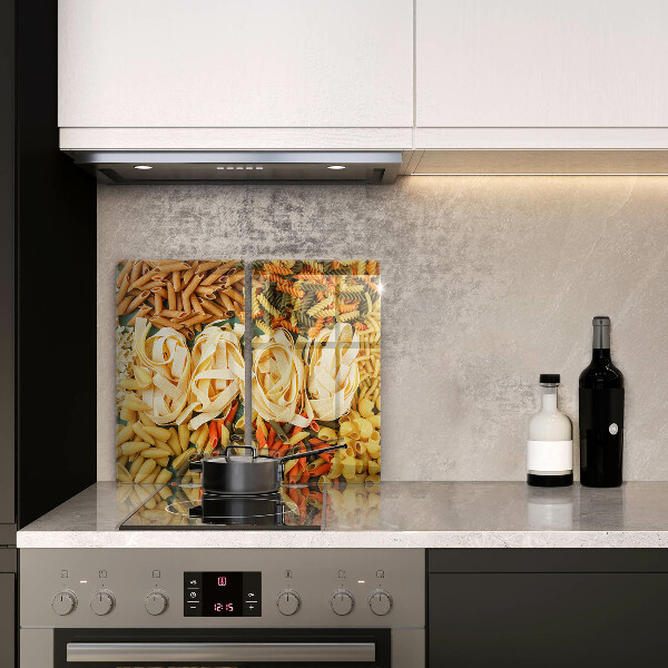 Spisskyddsplatta Olika typer av pasta