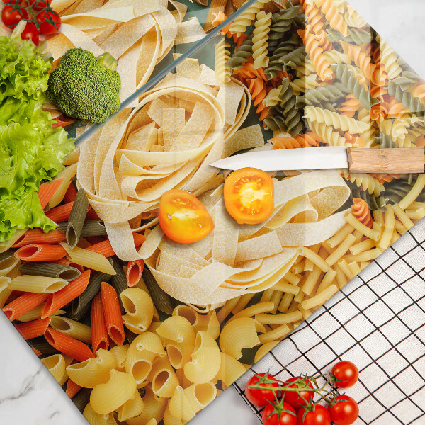 Spisskyddsplatta Olika typer av pasta