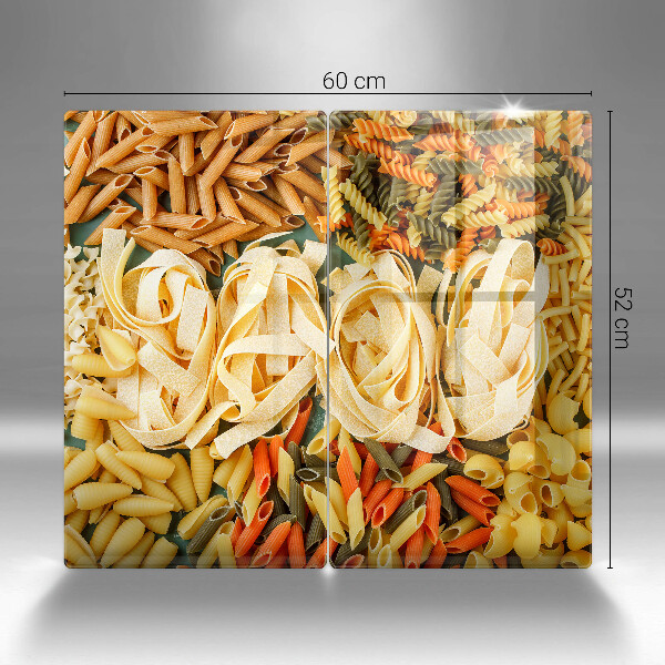 Spisskyddsplatta Olika typer av pasta