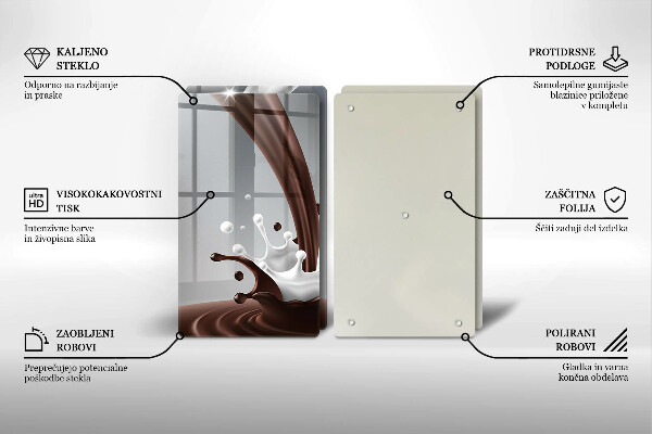 Spisskyddsplatta Mjölk och choklad