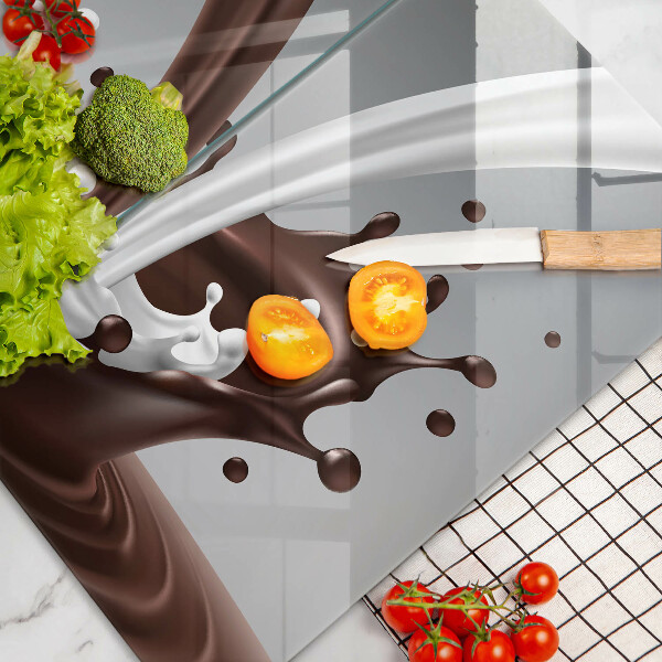 Spisskyddsplatta Mjölk och choklad