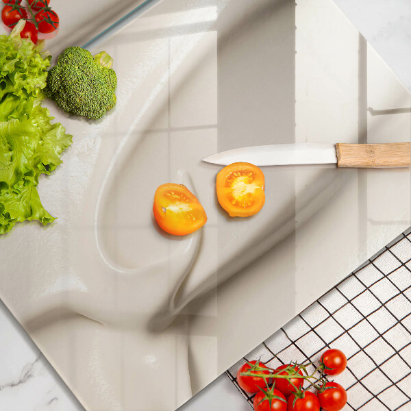 Spisskyddsplatta Krämig glass