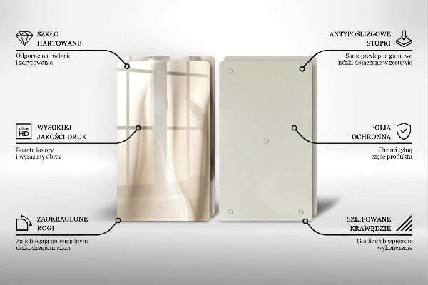 Spisskyddsplatta Krämig glass