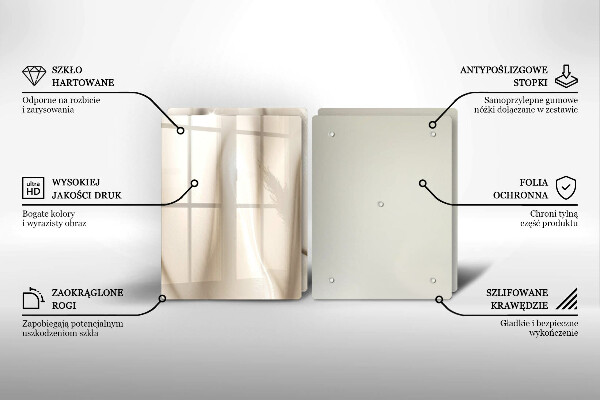 Spisskyddsplatta Krämig glass