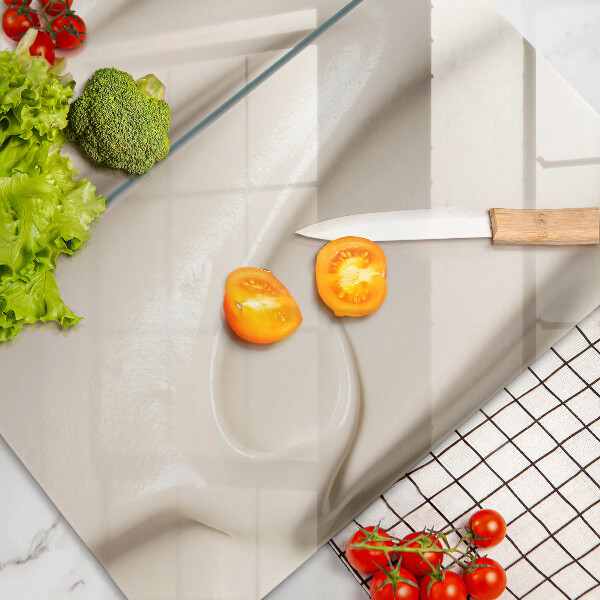 Spisskyddsplatta Krämig glass