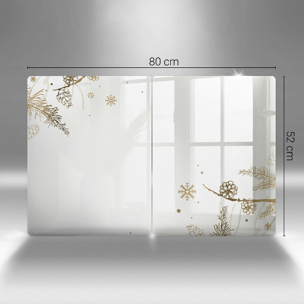 Spisskyddsplatta Vinterdekorationer