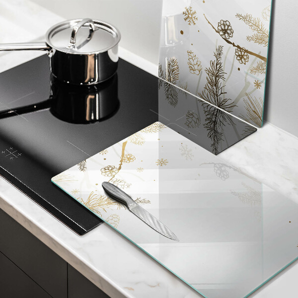 Spisskyddsplatta Vinterdekorationer