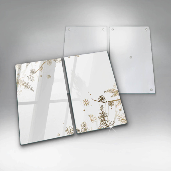 Spisskyddsplatta Vinterdekorationer