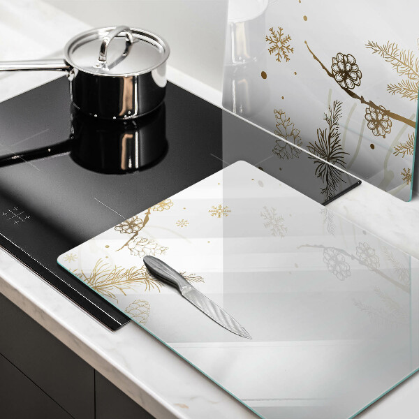 Spisskyddsplatta Vinterdekorationer