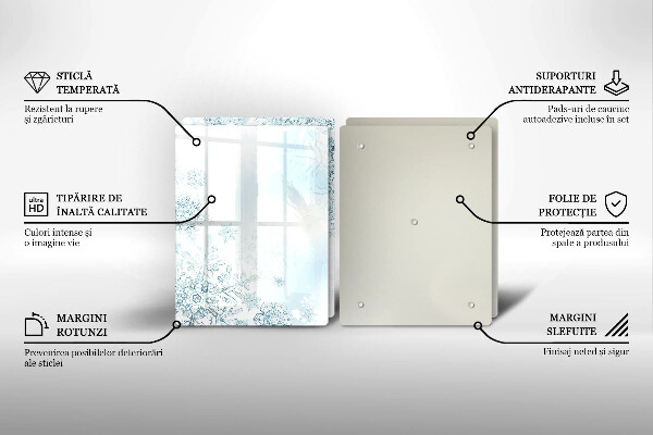 Spisskyddsplatta Snöflinga