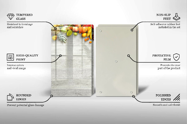 Kokkärlskydd Frukt på brädor