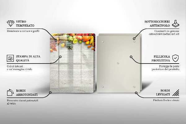 Kokkärlskydd Frukt på brädor