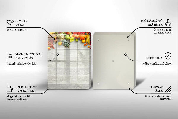 Kokkärlskydd Frukt på brädor