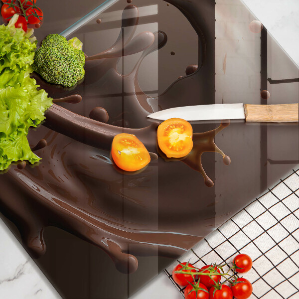 Skydd för spis Flytande choklad