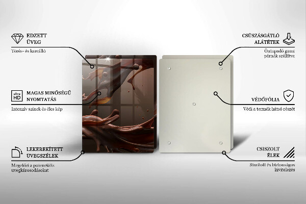 Skydd för spis Flytande choklad