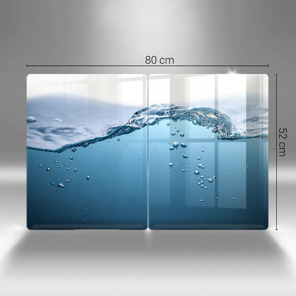 Skydd för spis Blått vatten