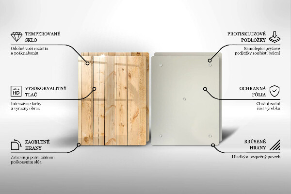 Skydd för spis Ömtåliga träskivor