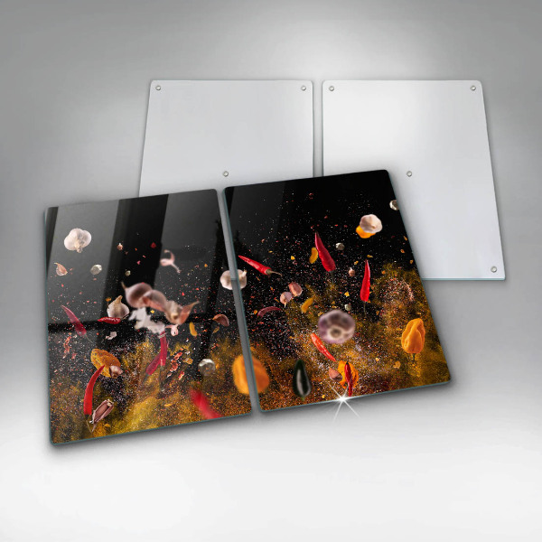 Skyddsplatta för spis Heta kryddor