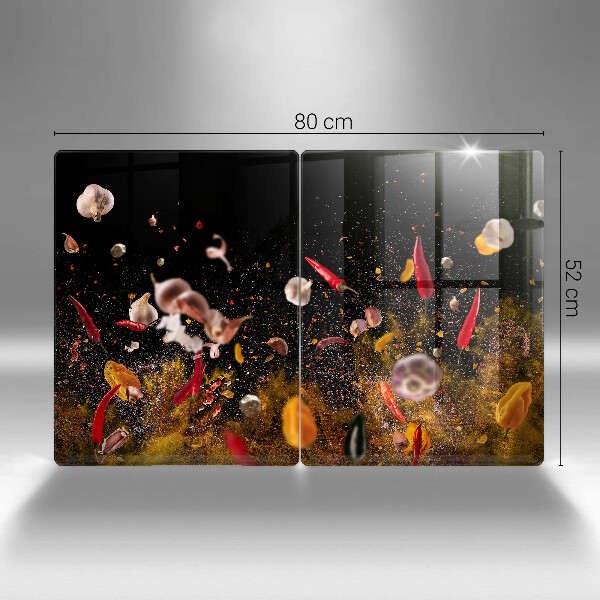 Skyddsplatta för spis Heta kryddor